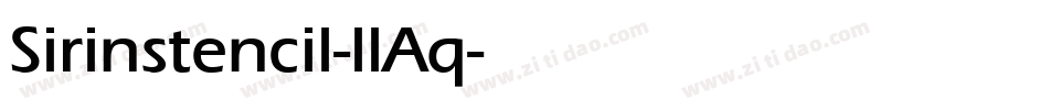 Sirinstencil-llAq字体转换