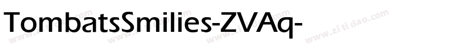TombatsSmilies-ZVAq字体转换
