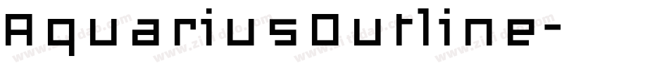 AquariusOutline字体转换
