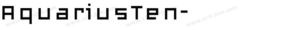 AquariusTen字体转换