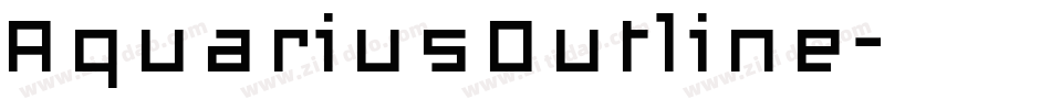 AquariusOutline字体转换