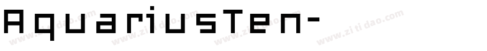 AquariusTen字体转换