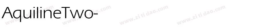 AquilineTwo字体转换