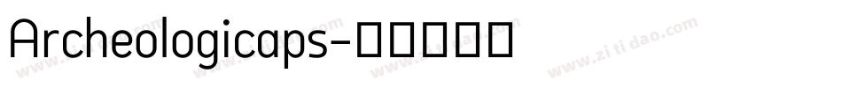 Archeologicaps字体转换