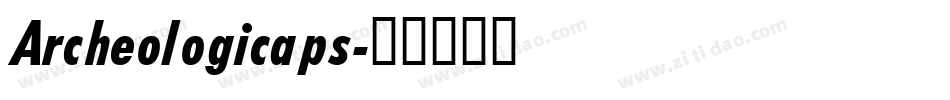 Archeologicaps字体转换