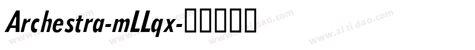 Archestra-mLLqx字体转换