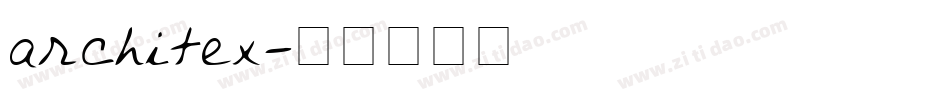 architex字体转换