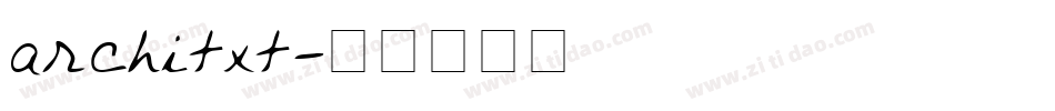 architxt字体转换