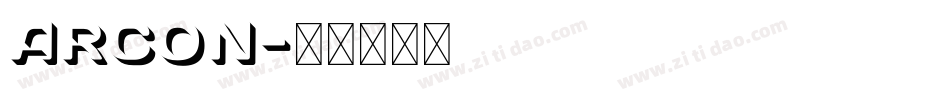 ARCON字体转换