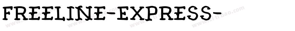 FreeLine-Express字体转换