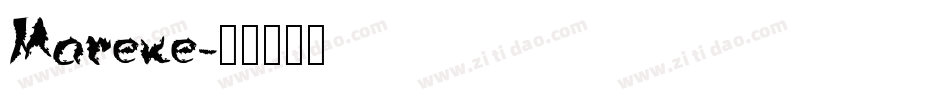Mareke字体转换
