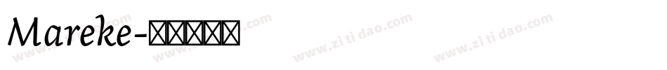 Mareke字体转换