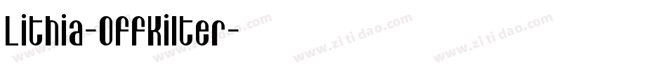 Lithia-OffKilter字体转换