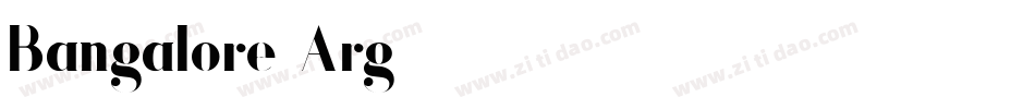 Bangalore-Arg字体转换