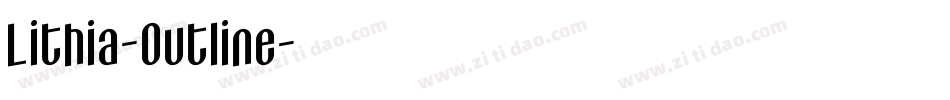 Lithia-Outline字体转换