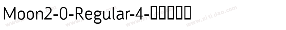 Moon2-0-Regular-4字体转换