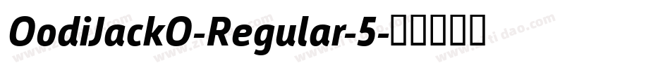 OodiJackO-Regular-5字体转换