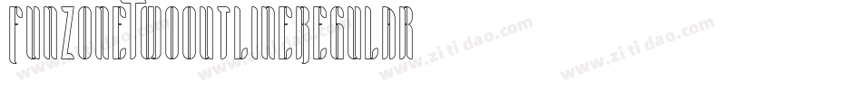 FunzoneTwoOutlineRegular-K2RZ字体转换 FunzoneTwoOutlineRegular-K2RZ字体转换