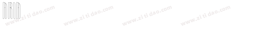 aria字库字体转换