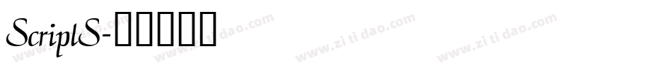 ScriptS字体转换