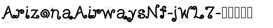 ArizonaAirwaysNf-jWL7字体转换