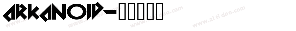 Arkanoid字体转换
