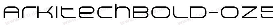 ArkitechBold-0z5d字体转换