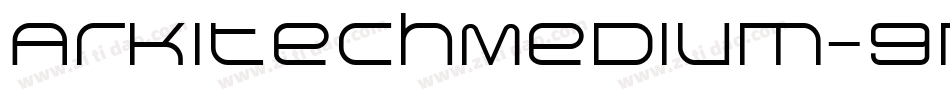 ArkitechMedium-9mn7字体转换
