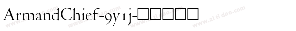 ArmandChief-9y1j字体转换