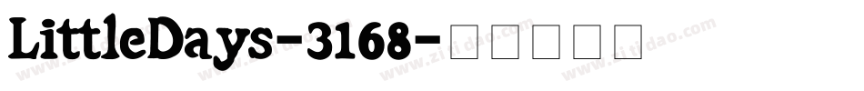 LittleDays-3168字体转换