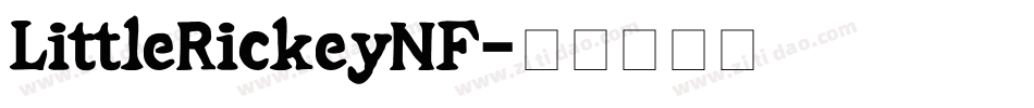 LittleRickeyNF字体转换