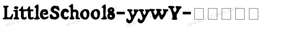 LittleSchool8-yywY字体转换