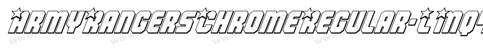 ArmyRangersChromeRegular-LMq4字体转换