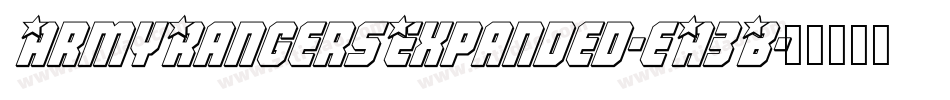 ArmyRangersExpanded-eA3B字体转换
