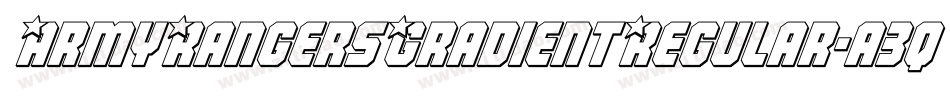ArmyRangersGradientRegular-a3q9字体转换