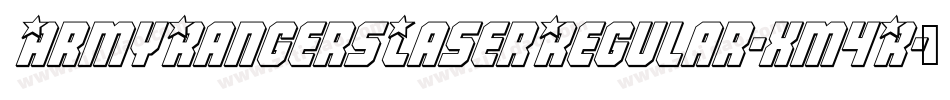 ArmyRangersLaserRegular-xm4R字体转换
