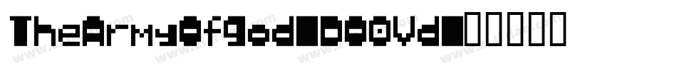 TheArmyOfGod-DO0Vd字体转换