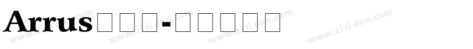 Arrus转换器字体转换