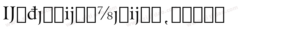 ExtensionMedium字体转换