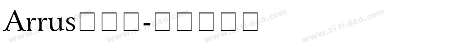 Arrus手机版字体转换