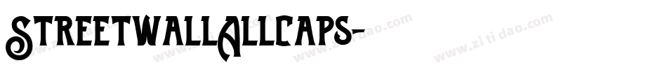 StreetwallAllcaps字体转换