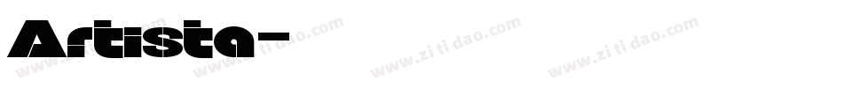 Artista字体转换