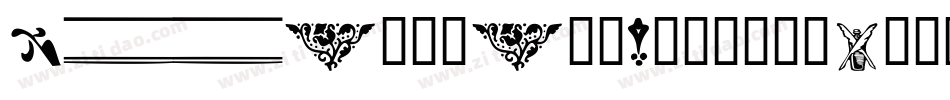 P22ArtsAndCrafts-Tall字体转换