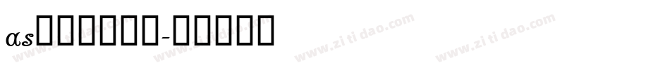 as怎么设置字库字体转换