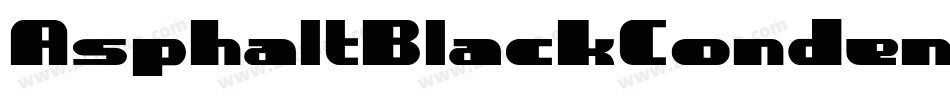 AsphaltBlackCondensed字体转换