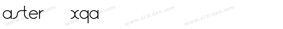 Aster3-8xqA字体转换