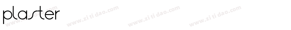 Plaster字体转换