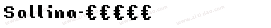 Sallina字体转换