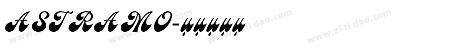 ASTRAMO字体转换
