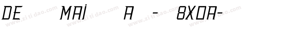 DeluxMainpal-z8X0a字体转换